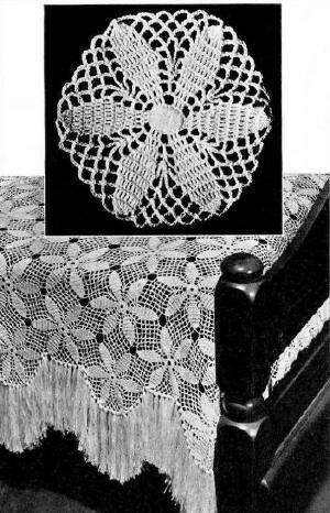 Daisy Motif Bedspread Crochet Pattern