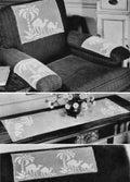 Desert Scene Chair Set & Runner Filet Crochet Pattern