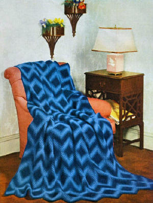 Diamond Afghan Crochet Pattern