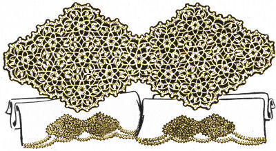 Diamond Motifs Applique & Edging Crochet Pattern