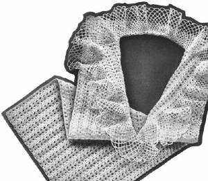 Dickey with Frill Collar Vintage Crochet Pattern