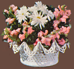Pierced and Ruffled Decorative Dish Crochet Pattern