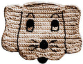 Puppy Dog Trivet or Pot Holder Crochet Pattern