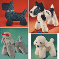 4 Dogs using Loop Stitches Crochet Patterns