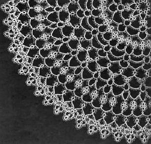 Centerpiece Doily Tatting Pattern 20"