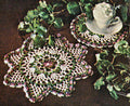 Round or Pointed Doily Crochet Pattern 9.5-10"