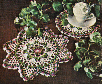 Round or Pointed Doily Crochet Pattern 9.5-10"