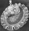 Oval Ruffle Doily Crochet Pattern