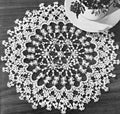 Round Doily Tatting Pattern 8.75"