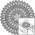 Pineapple Table Centerpiece Doily Crochet Pattern 26"