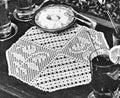 Two-in-One Doily Filet Crochet Pattern 12"