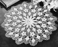 Irish Crochet Doily Crochet Pattern 11"