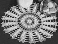 Williamsburg Doily Crochet Pattern 13"