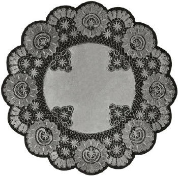 American Beauty Cluny Centerpiece Crochet Pattern 45"