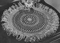 Sea Froth Ruffle Doily Crochet Pattern 15.5"