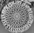 Ruffled Doily Tatting Pattern 5.5-8"