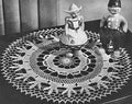 Tulips Doily Crochet Pattern 16"