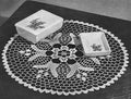 Spray Doily Crochet Pattern 13 1/2"