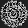 Doily with Scalloped Edge Doily Crochet Pattern 8"