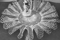 Ruffled Doily with Spiral Centre Crochet Pattern 18=3"