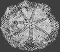 Ruffle Flower Doily Crochet Pattern 18"