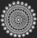 Daisy Doily Crochet Pattern 13 1/2"