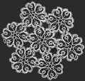Heart Doily Tatting Pattern 9"