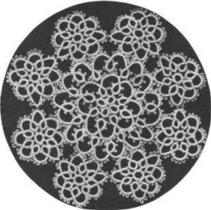 Medallion Doily Tatting Pattern 5"