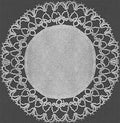 Round Linen Doily Tatting Pattern 6 3/4"