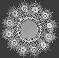 Irish Crochet Linen Doily Crochet Pattern 14 1/2"