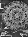 Mountains of the Moon Round Doily Crochet Pattern 16.5"