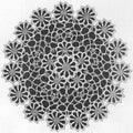 Daisy Doily Tatting Pattern 11 3/4"