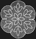 Small Contemporary Doily Tatting Pattern 8 1/2"