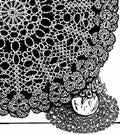 Pansy Doily Tatting Pattern 16.5"