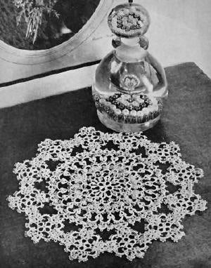 Anemone Doily Tatting Pattern 7"