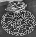 Saturn Ring Doily Tatting Pattern 7.5"