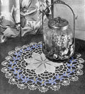 Daisy Ring Doily Crochet 12"