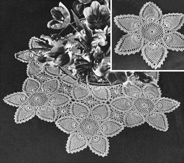 Pineapple Doily, Centerpiece or Tablecloth Crochet Pattern
