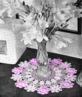 Rose of Sharon Doily Crochet Pattern 10.5"
