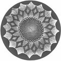 Whirlagig Doily Crochet Pattern 14.5"