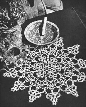 Starlight Doily Tatting Pattern 11"