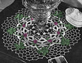 Clover Shamrock & Flower Doily Crochet Pattern 14"
