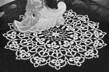 Clover Shamrock Doily Crochet Pattern 13.5"
