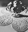 Centerpiece or Large & Small Doily Knitting Pattern 20"