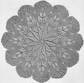 Aster Doily Knitting Pattern 20"