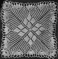 Square Doily Knitting Pattern 8.5"
