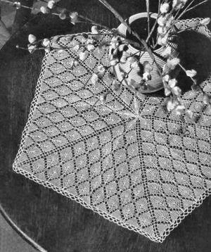 Pentagon Doily Knitting Pattern