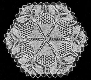 Hexagon Doily Knitting Pattern 11-15.5"