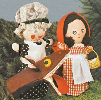 Little Red Riding Hood Puppet Dolls Sewing Pattern