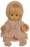 Baby Doll Clothes Knitting Pattern 12"